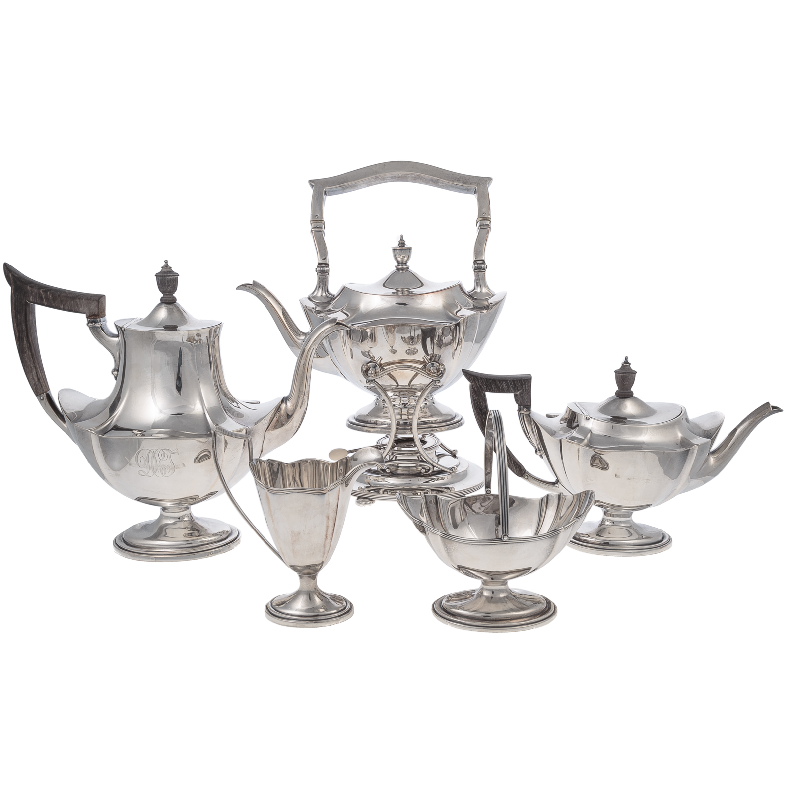 Appraisal: GORHAM STERLING PLYMOUTH TEA COFFEE SERVICE Various early th century