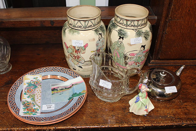 Appraisal: A PAIR OF WEDGEWOOD MIKADO PATTERN PLATES decorated with Oriental