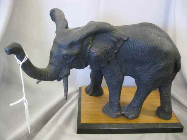 Appraisal: Bronze Statue of an Elephant '' long '' tall