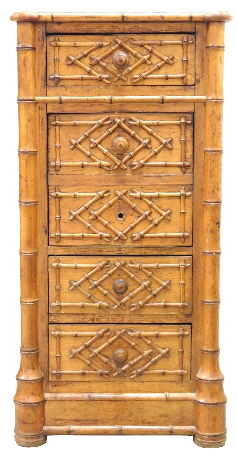 Appraisal: Marble top cabinet late th early th C shaped top