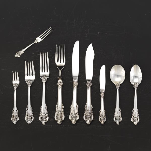 Appraisal: WALLACE STERLING SILVER TABLEWARE EXTENSIVE SERVICE FOR TWELVE WITH ADDITIONAL