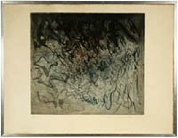 Appraisal: Zao Wou-ki - Zao Wou-ki - Chinese Abstract signed and