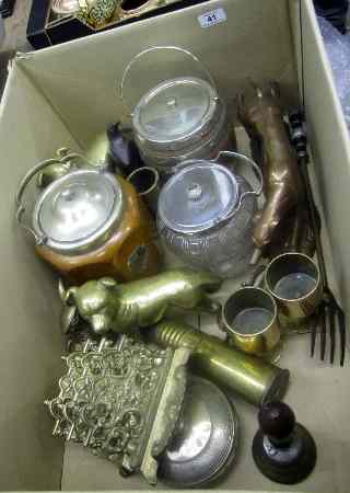 Appraisal: A collection of various Brass and Copper ware to include