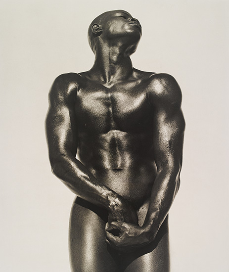 Appraisal: RITTS HERB - Djimon Three-Quarter Nude Platinum-palladium print x inches