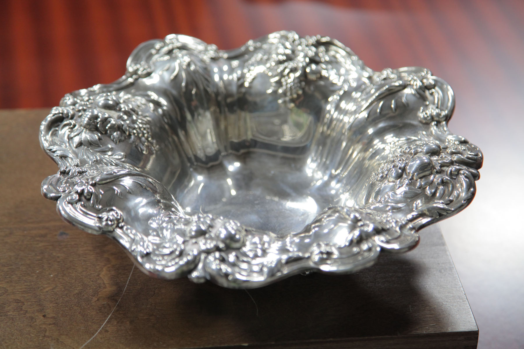 Appraisal: REED BARTON STERLING SILVER BOWL Massachusetts mid th century Francis