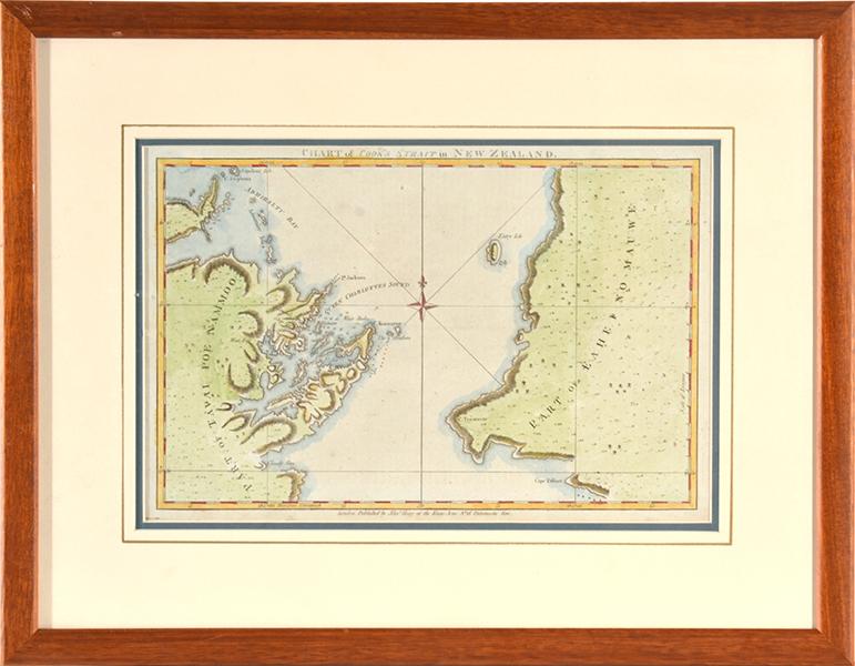 Appraisal: CHART OF COOK'S STRAIT IN NEW ZEALAND HOGG ALEX -