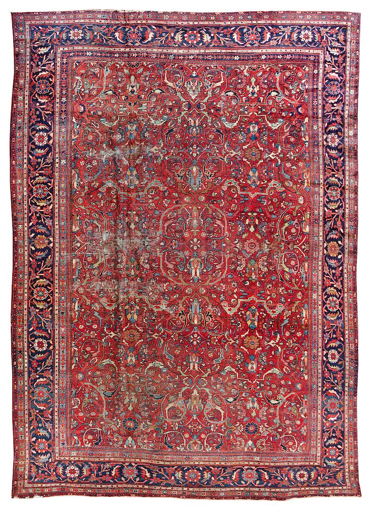 Appraisal: A Ziegler Mahal Wool Rug A Ziegler Mahal Wool Rug