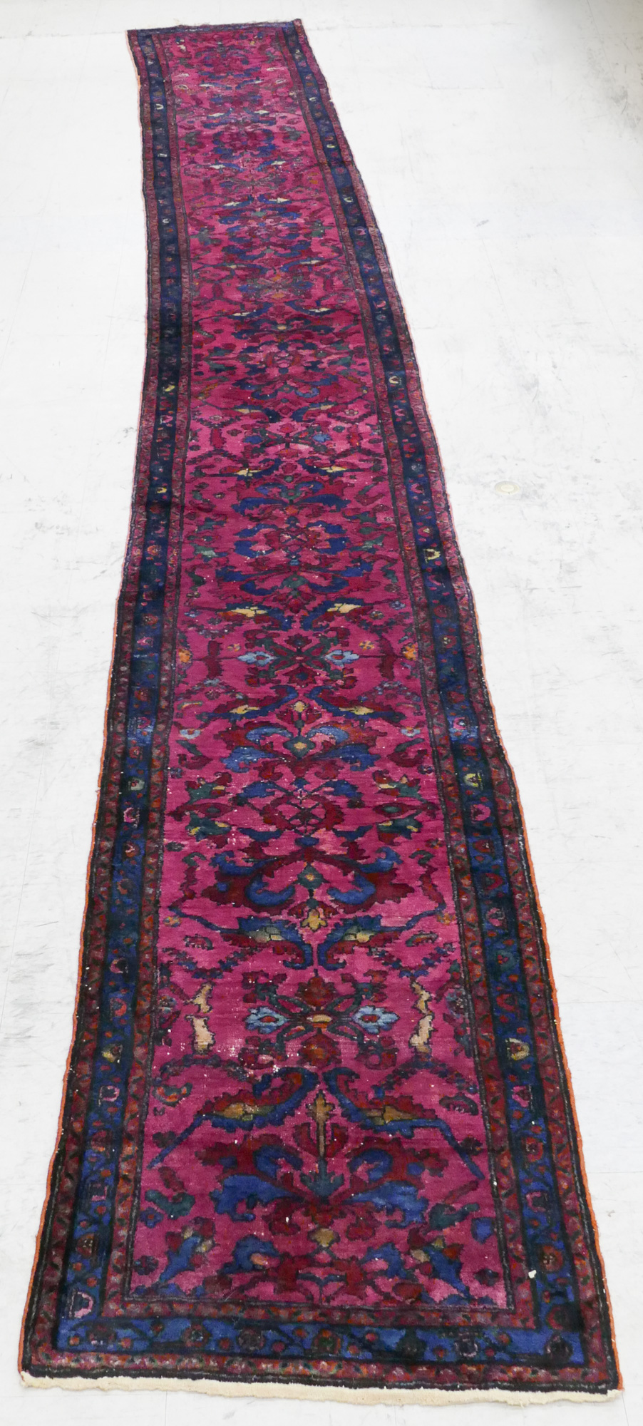 Appraisal: Antique Persian Lillihan Oriental Runner Rug ' ''x ' ''