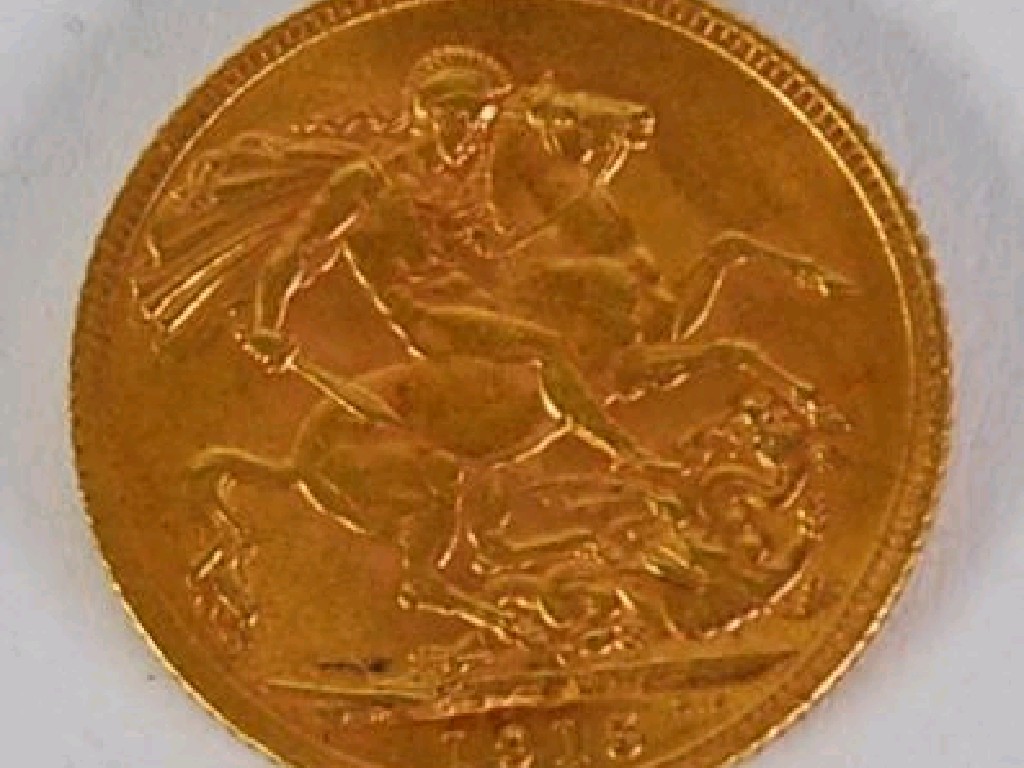 Appraisal: GEORGE V GOLD SOVEREIGN