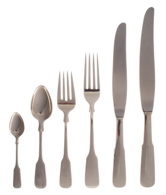 Appraisal: An American Partial Sterling Silver Flatware Service for Twelve International