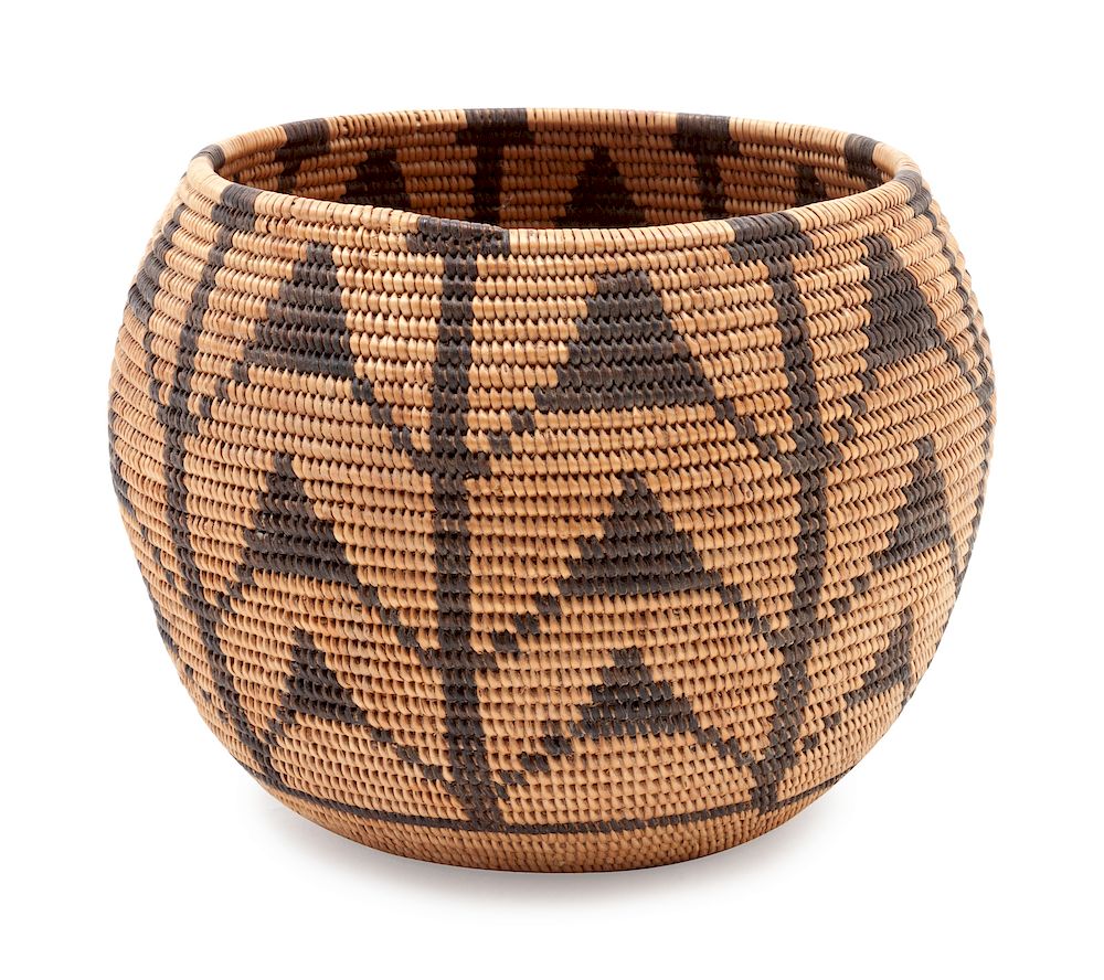 Appraisal: Washo Baskets Group of largest height x diameter inches Washo