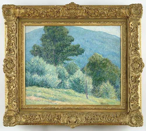 Appraisal: ATTRIBUTED TO CHILDE FREDERICK HASSAM American - LANDSCAPE WITH TREES