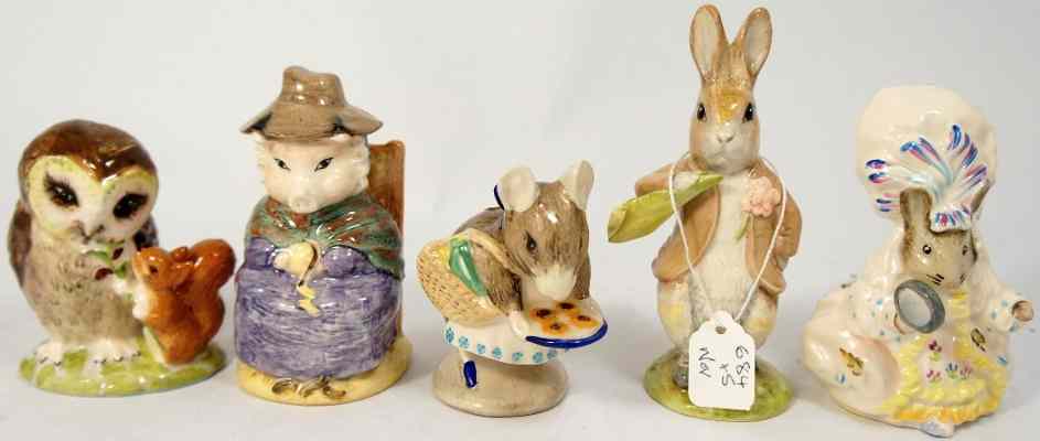 Appraisal: Beswick Beatrix Potter Figures Old Mr Brown And This Little