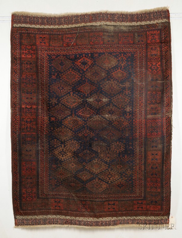 Appraisal: Baluch Main Carpet Northeast Persia second half th century small