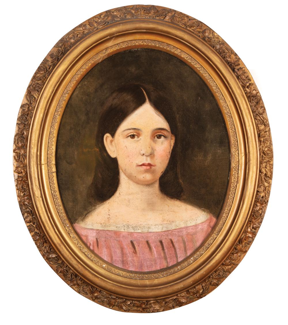 Appraisal: Louisiana School c Miss Anna Eliza Barrow - oil on