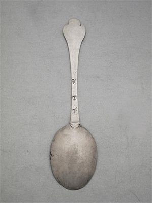 Appraisal: A William Mary dessert spoon maker John I Peard Bideford