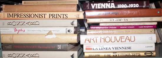 Appraisal: Books Art Seventeen titles on various French artists including Bonnard