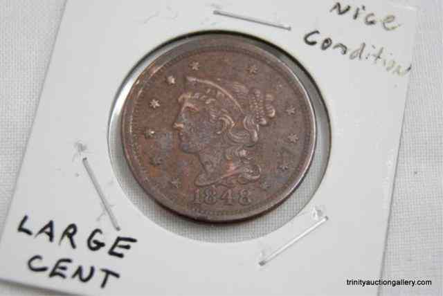 Appraisal: US Braided Hair Large Cent CoinAt over years old and