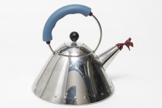 Appraisal: Michael Graves Alessi Bird Tea Kettle Vintage Michael Graves for