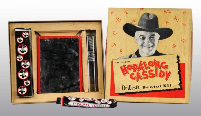 Appraisal: Hopalong Cassidy Dr West's Toy Dental Kit Description Includes original