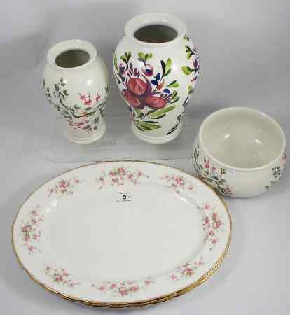 Appraisal: Paragon Victoriana Rose Serving Platters a Portmeirion Fruit Bowl and