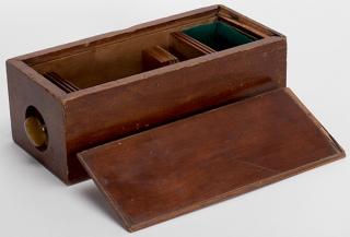 Appraisal: Geo Mason Co Faro Card Press and Dealing Box Holder