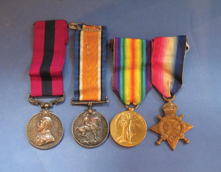 Appraisal: A GROUP OF MEDALS awarded to Lieutenant Corporal J Grimshaw