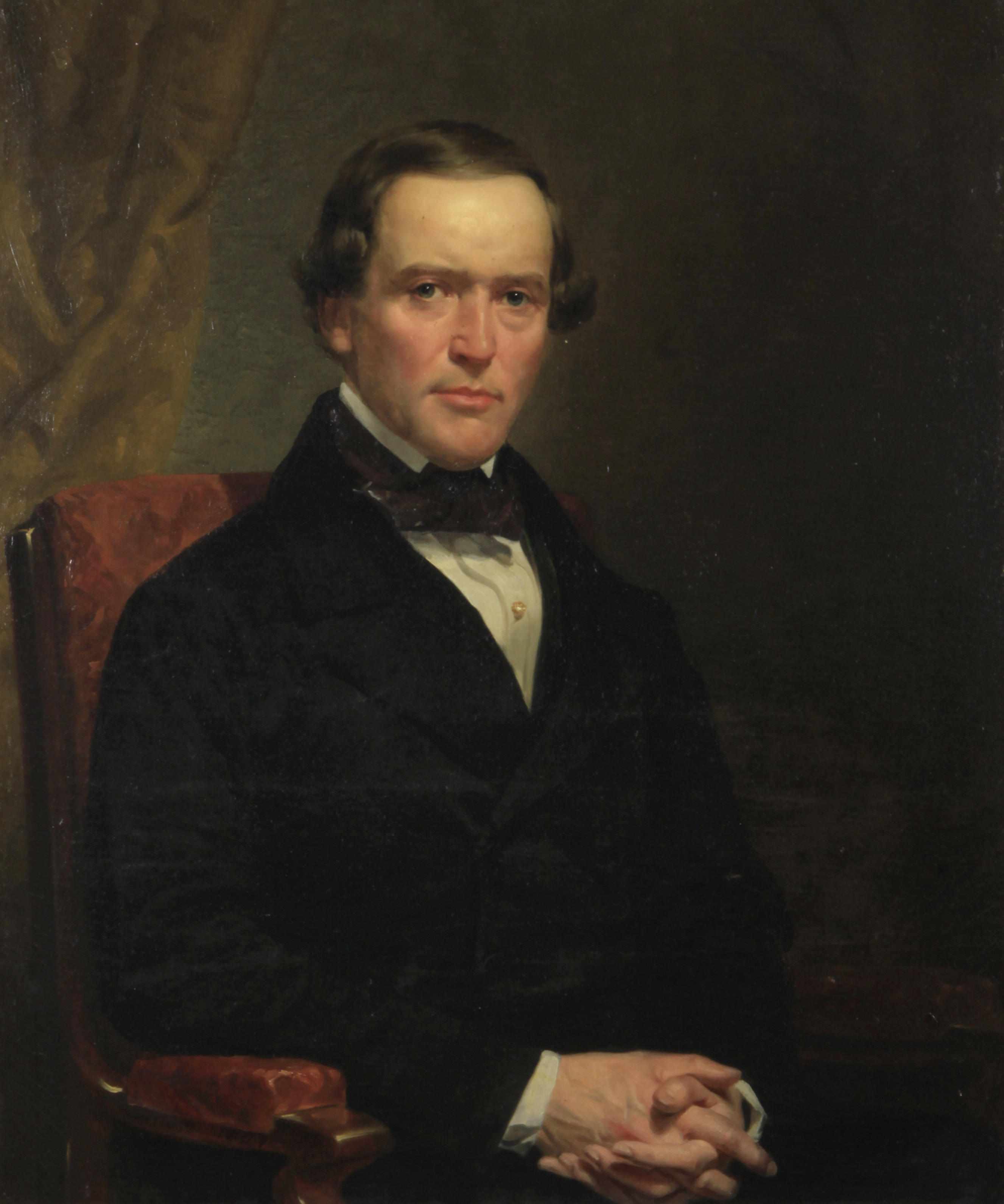 Appraisal: Charles Loring Elliott American - Portrait of a gentleman seated