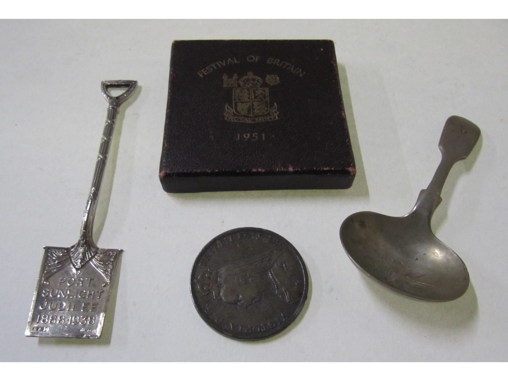 Appraisal: A lot comprising a Victorian crown another coin and two