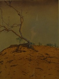 Appraisal: Max Miller born Coolibah Near Coopers Creek coloured etching signed