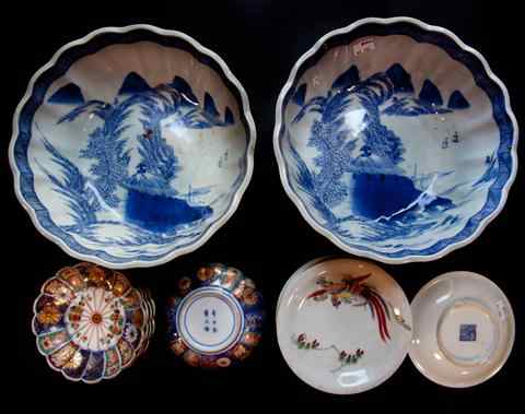 Appraisal: GROUP OF ASSORTED JAPANESE PORCELAIN BITS including a group of