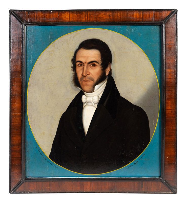 Appraisal: J Celestino Figueroa th Century Portrait of Juan Ignacio Galves