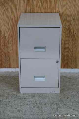 Appraisal: Metal Drawer File Cabinet From the estate is a home