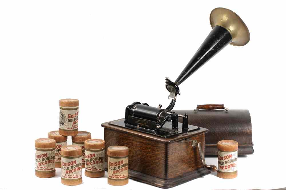 Appraisal: EDISON TABLETOP PHONOGRAPH - Edison Standard Phonograph Model C serial