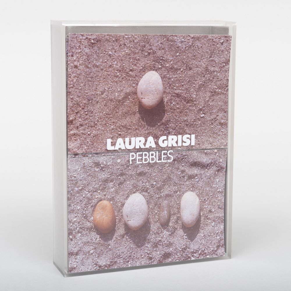 Appraisal: Laura Grisi - Pebbles The set of thirty-three photographs mounted