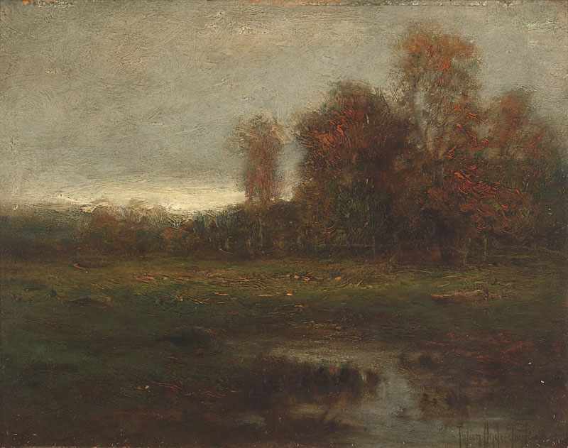 Appraisal: Julian Onderdonk - San Antonio TX Twilight Autumn Landscape