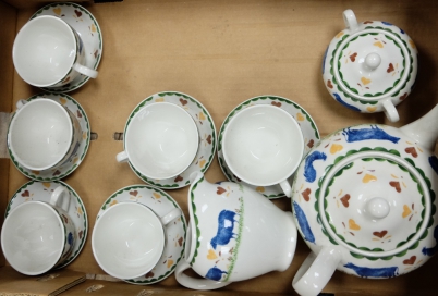 Appraisal: Woods Jack farm piece tea set