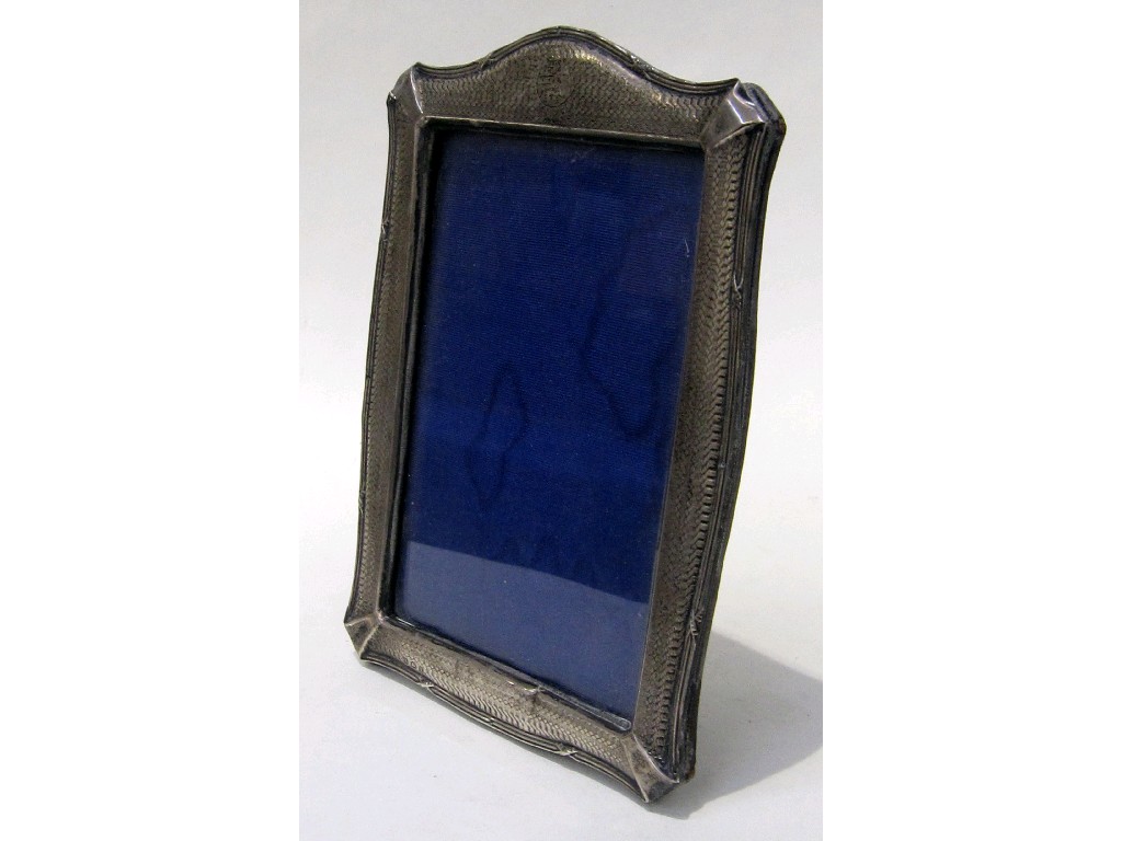 Appraisal: Silver mounted photo frame Birmingham