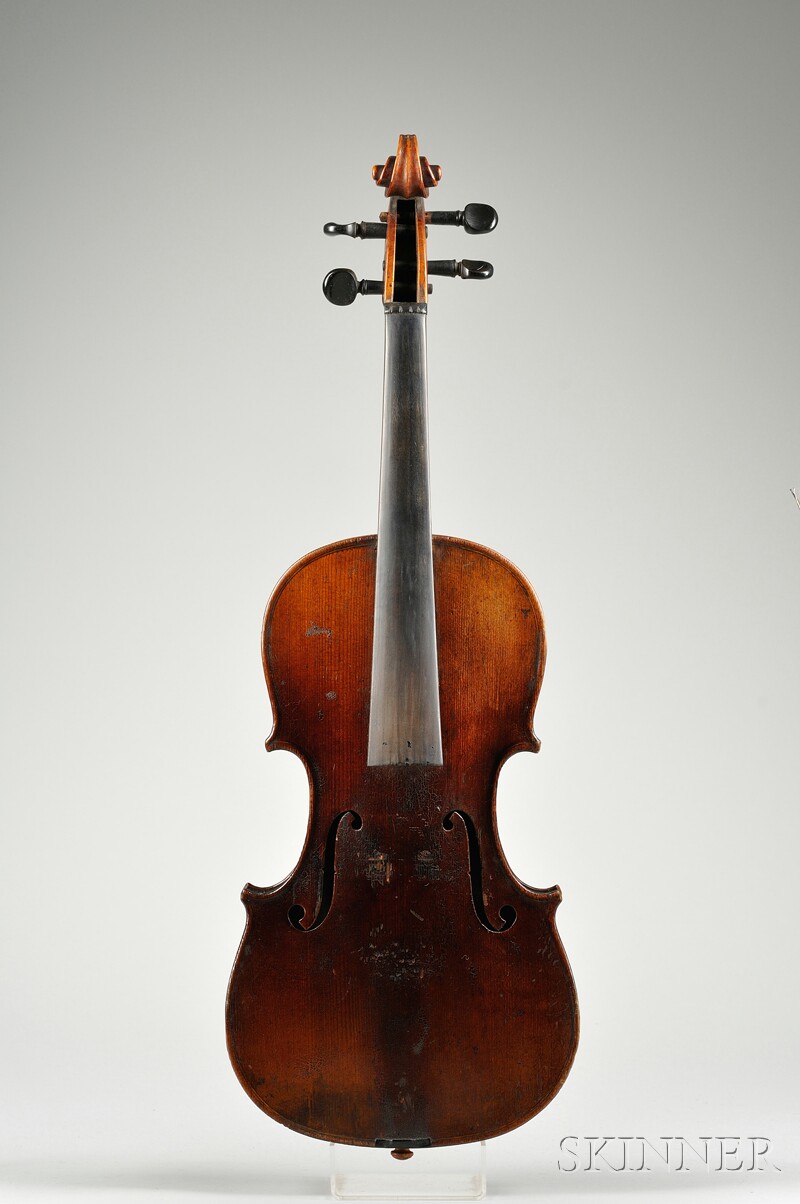 Appraisal: Mittenwald Violin c unlabeled length of back mm