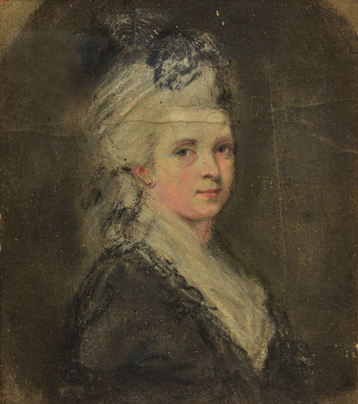 Appraisal: CIRCLE OF SIR JOSHUA REYNOLDS - - HEAD AND SHOULDERS