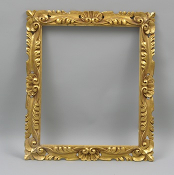 Appraisal: A Carved Ornamental Italian Picture Frame A hand carved and