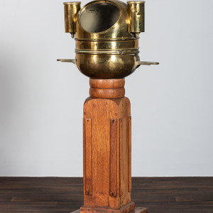 Appraisal: A Christie and Wilson Ship's Binnacle Glasgow Scotland Late th