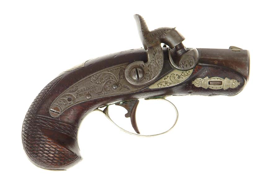 Appraisal: FINE PEANUT SIZE HENRY DERINGER PISTOL NSN Cal bbl -