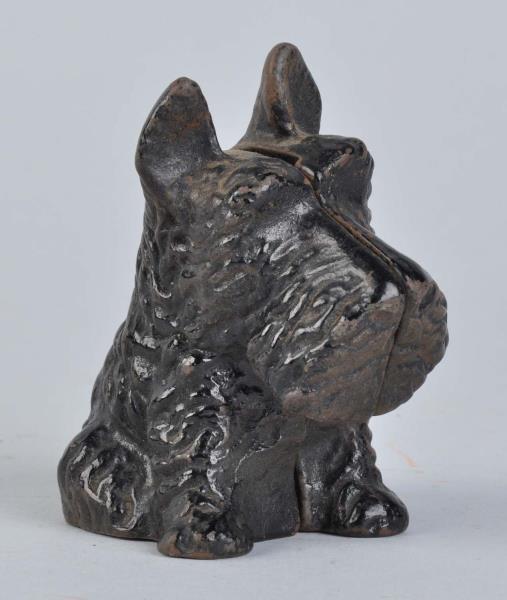 Appraisal: Small Scottie Dog Cast Iron Still Bank All original D