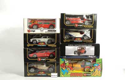 Appraisal: Bburago and Ricko a group of th scale Cars To