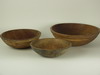 Appraisal: CHOPPING BOWLS - Lot of three th C nested chopping