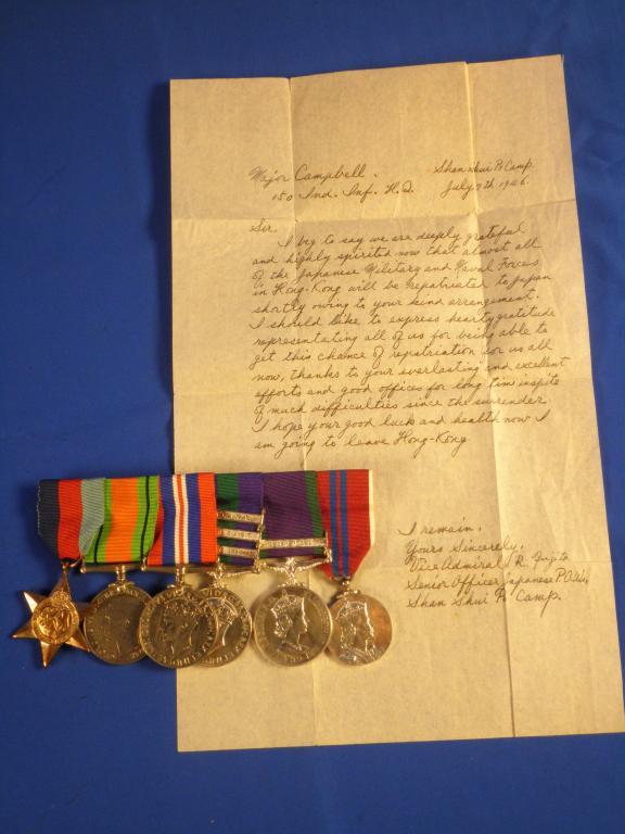 Appraisal: A group of medals awarded to Major R M Campbell