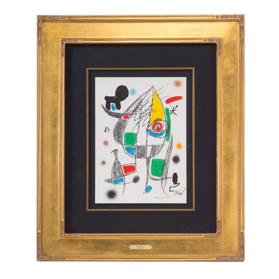 Appraisal: Joan Miro Maravillas color lithograph Spanish - Maravillas con Variaciones