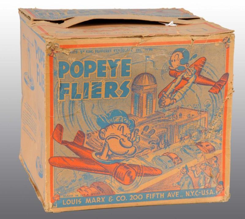 Appraisal: Marx Popeye Olive Oyl Fliers Toy in Orig Box Description