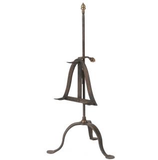 Appraisal: MINIATURE FIREPLACE BROILER th- th c Continental Forged Iron Small